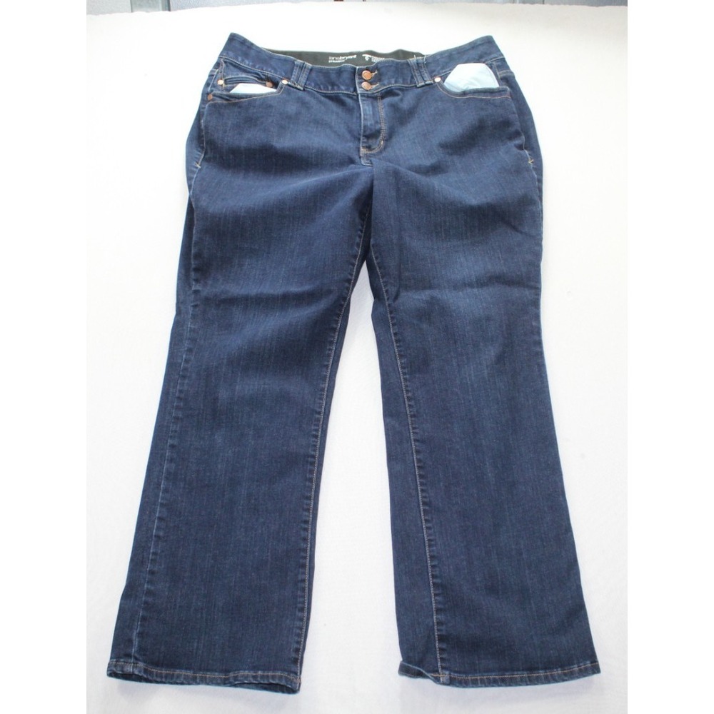 Lane Bryant Women Blue Jeans Casual Tighter Tummy Tech Denim Casual Size 20
